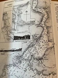 VINTAGE SEA CHART / NAUTICAL MAP 1971 - River FOWEY - To Frame? - Picture 1 of 1