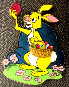 Disney pin 124017 Winnie the Pooh Rabbit Easter free-d basket 3d bunny eggs - Picture 1 of 6
