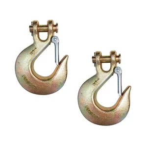 2 Pack G70 1/2" Clevis Slip Hook for Flatbed Truck Trailer Transport Tow Chain - Picture 1 of 8