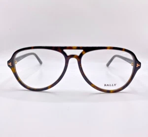 Bally BY5031 052 Tortoise Plastic Aviator Optical Eyeglasses Frame 57-15-145 - Picture 1 of 5