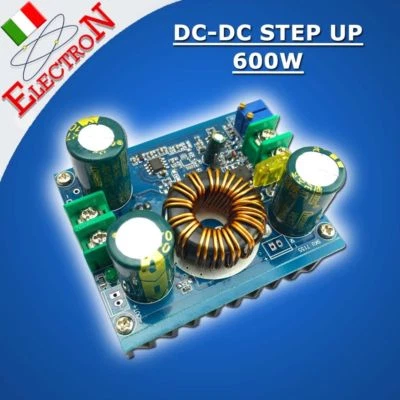 Convertitore DC-DC 12-60V to 12-80V / 600W 12A step-up Alimentatore regolabile - Image 1 of 3