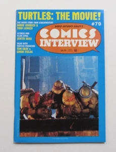 COMICS INTERVIEW 79 1990 TEENAGE MUTANT NINJA TURTLES Film Cartoon Comic Buch - Bild 1 von 6
