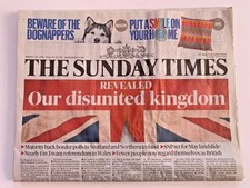 BORIS JOHNSON / PANDEMIC VIRUS / MAN CITY UK SUNDAY TIMES NEWSPAPER 24/1/2021