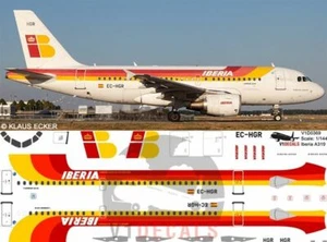 V1 Decals Airbus A319 Iberia for 1/144 Revell Model Airplane Kit V1D0369 - Picture 1 of 8