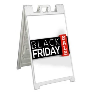 BLACK FRIDAY SALE Signicade 24x36 A Frame Sidewalk Pavement Sign Double Sided - Picture 1 of 9