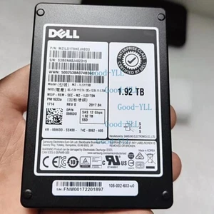 1.92TB SSD SAMSUNG PM1633A SAS 12 Gbps 0086DD MZ-1LS1T9B MZ1LS1T9HEJH0D3 dell - Picture 1 of 3