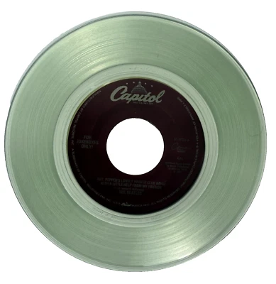 The Beatles - Clear Vinyl Record - New 45 RPM - CEMA S7-17701 - For Jukebox Only - Image 1 of 2