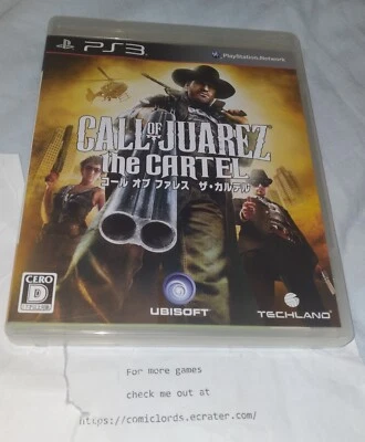 Call of Juarez The Cartel (Sony PlayStation 3, 2011)  PS3 Japan Import - Image 1 of 4