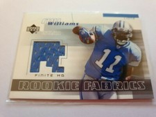 2004 Upper Deck Roy Williams Rookie Jersey Card. Detroit Lions