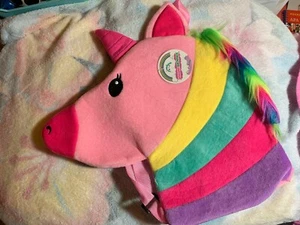 UNICORN BACKPACK FOR KIDS NWT PINK OR PURPLE RAINBOW, YOUR CHOICE! - Picture 1 of 10