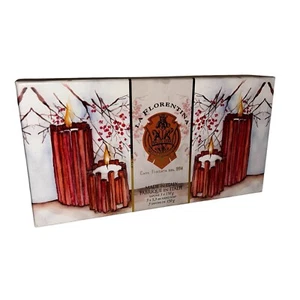 La Florentina Italy Cinnamon Cannella Soap Set Of 3 New 5.3 Oz In Gift Box - Picture 1 of 6