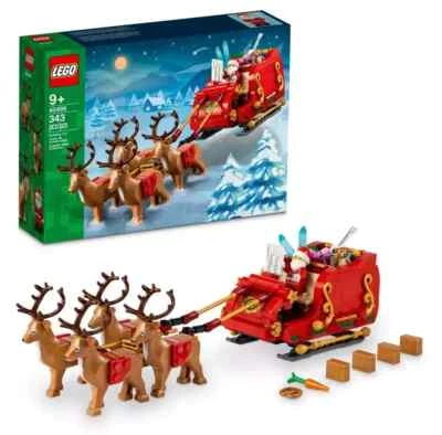 LEGO Santa's Sleigh Exclusive Kit Christmas Holiday Gift Set 40499 (SEALED) - Image 1 of 4