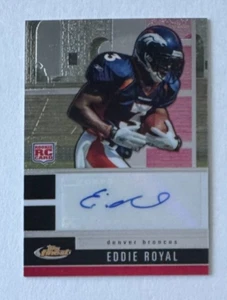 Eddie Royal signed DENVER BRONCOS card Topps Finest RC - Picture 1 of 1