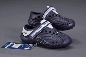 NWT HOUNDS BY DAWGS "KIDS ULTRALITES” CLOGS SANDALS NAVY/WHITE TODDLER SIZE 5/6 - Picture 1 of 8