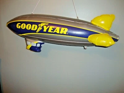 NEW HUGE 33" Official Goodyear Large Inflatable Blimp Dirigible w/ Mounting Kit