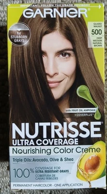 Coloración de cabello Garnier Nutrisse Ultra Color # 500 NOGAL ESMALTADO  Foto 1 de 4