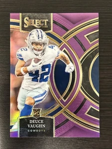 Panini Select 2023 - Premier Level Deuce Vaughn #128 Purple Prizm/75 (RC) - Imagen 1 de 2