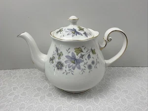 Tetera Colclough Rhapsody en azul precioso estado 1,3/4 pintas - Imagen 1 de 10