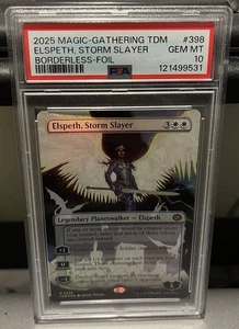 2025 MTG TDM Elspeth, Storm Slayer Borderless Foil #398 PSA 10 - Bild 1 von 2