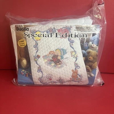 Vintage New Old Stock Bucilla Sweet Dreams Quilt Top 64869 Special Edition Baby - Image 1 of 3
