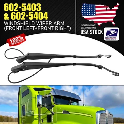 1 Pair OEM Quality Windshield Wiper Arm Fit For 2006-2012 Kenworth T660 T800 NEW - Image 1 of 4