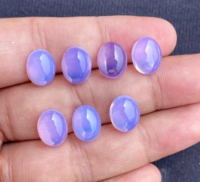 Lavender Quartz Smooth Oval Cabochon, Loose Gemstone, 11.5x9.5 MM 1 Piece 4Ct. - Image 1 of 2