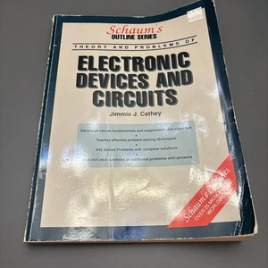 Electronic Devices & Circuits, Schaum's Outline, Tokheim, Roger, Vintage 1989 - Picture 1 of 13