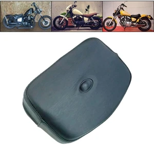 Almohadilla de respaldo picada Razor negra para Yamaha Virago XV250 1988-2013 - Imagen 1 de 16