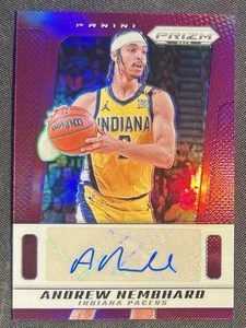2024-25 Prizm Deca Signatures Purple /75 Andrew Nembhard #PDS-NEM Auto Pacers - Picture 1 of 2