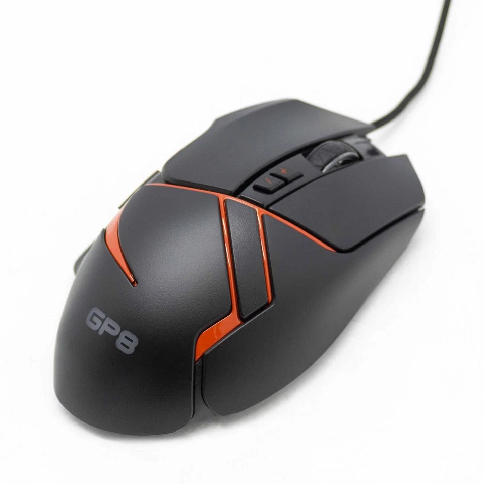 Rgb Colorful Gaming Mouse With 8 Programmable Wired Usb Red Buttons Pc - Image 1 of 4