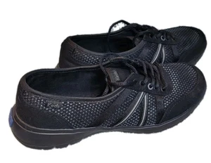 Keds Ortholite Fuse Women Sz 7 Mesh Black Lace Up Comfort Walking Sneakers Shoes - Picture 1 of 6