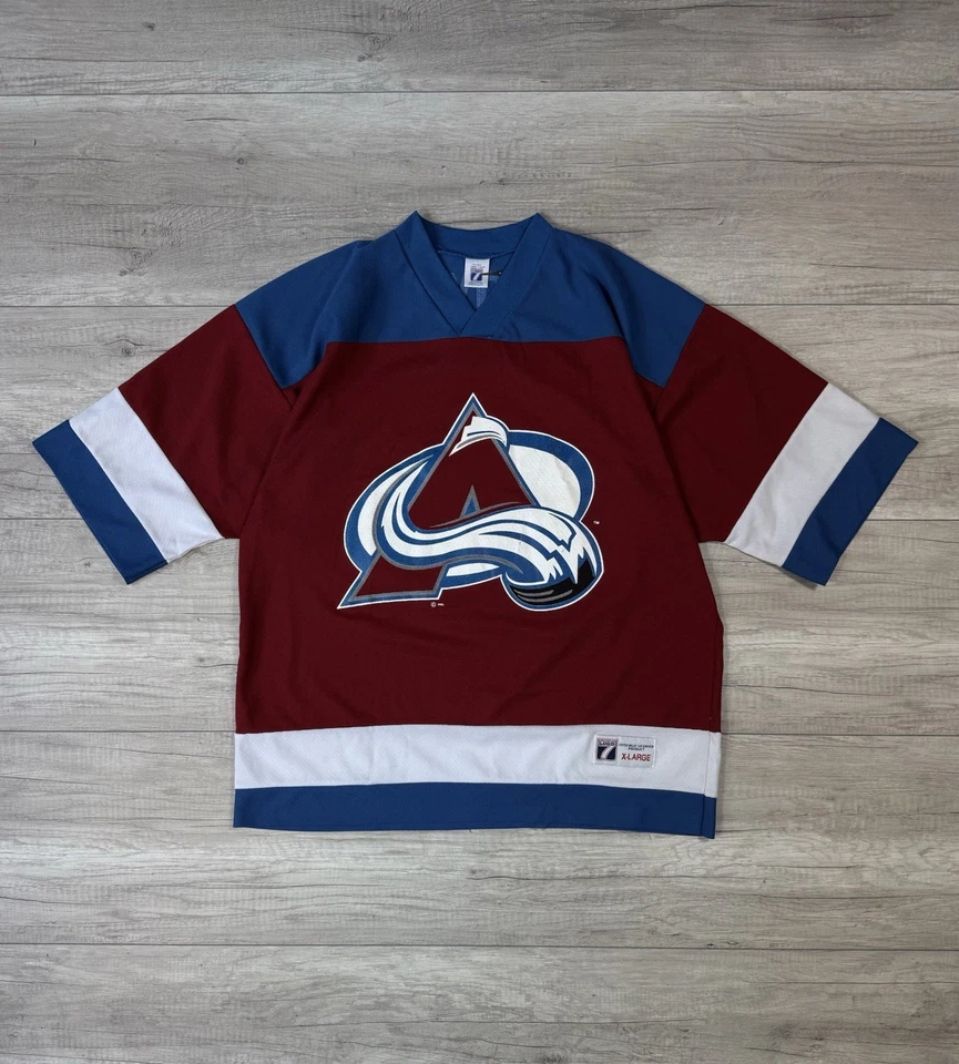 Camiseta deportiva Colorado Avalanche NHL Vintage Logo 7 #33 Patrick Roy talla XL Foto 1 de 4