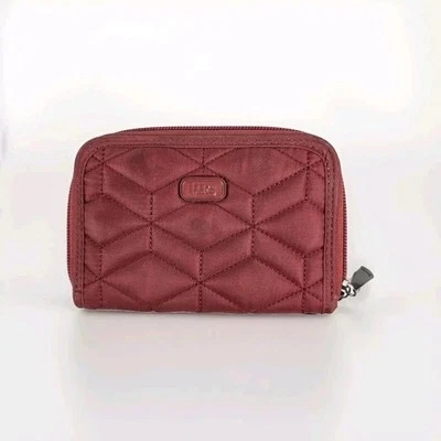 Lug Rodeo RFID Rosewood Rare Color Wristlet Wallet Red NWT Sold Out! - Image 1 of 4