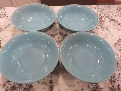 4 tazones para pasta/ensalada Macys colección Martha Stewart de gres turquesa de 8,25" Foto 1 de 4