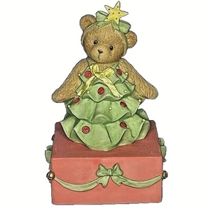 Cherished Teddies Spieluhr 4009188 O Weihnachtsbaum Mädchen Figur Avon 2007 - Bild 1 von 3