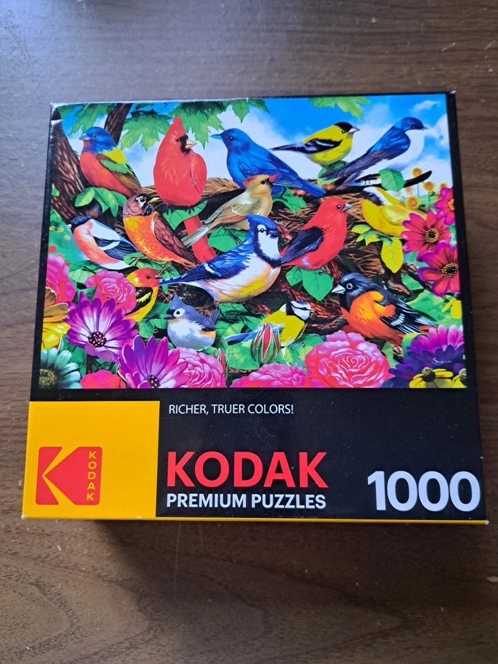🔥 ¡NUEVO! Rompecabezas Kodak Premium 1000 piezas "Friendly Birds" 27x20 Foto 1 de 1