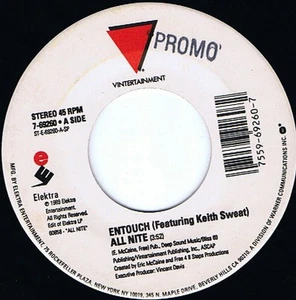 Entouch Feat. Keith Sweat - All Nite (7" Single) - Picture 1 of 1