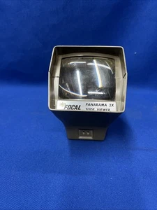 Vintage Focal Panarama Illuminated Slide Viewer 2x2" Slides 2x Magnification - Bild 1 von 6