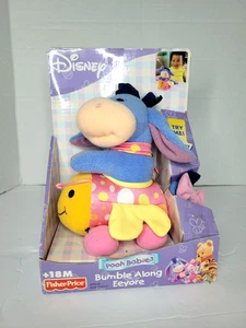 Disney Pooh Babies Bumble Along Eeyore Plush Doll Fisher Price +18m New 2004 - Bild 1 von 5