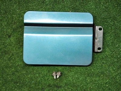 Nissan Pathfinder 1990-1995 azul combustible puerta tapa gasolina cubierta verde oscuro con tornillos OEM Foto 1 de 4
