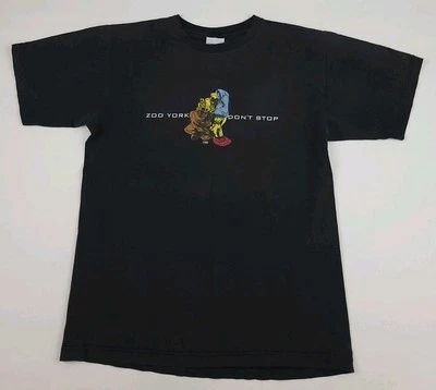 Camiseta De Colección 1999 Zoo York Don't Stop Print Rara Difícil de Encontrar Skateboarding Nueva York EE. UU.  Foto 1 de 4