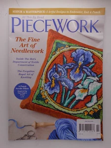 Piecework magazine Autumn 2025 The Fine Art of Needlework +Royal Art of Knotting - Picture 1 of 1