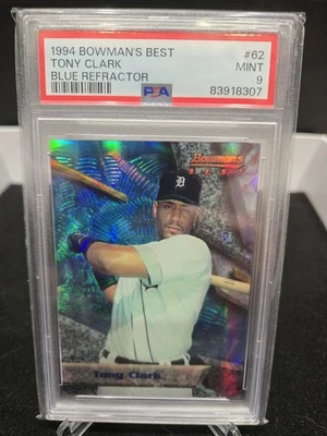 Bowman's Best Refractor 1994 novato Tony Clark - PSA 9 Foto 1 de 2