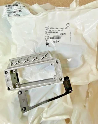 Harting 09302160307 Han 16B-HMC-agg-LB Base Panel Mount Connector - Image 1 of 4
