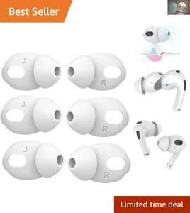 3 Paar ultradünne Silikon Ersatz Ohrstöpsel für AirPods 4 - Komfort & Passform - Bild 1 von 8