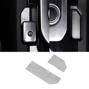 Silver Alloy Handbrake Bottom Scratch Guard For Land Rover Discovery 4 2010-2016 - Imagen 1 de 9