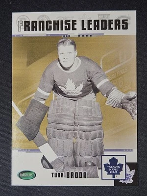 03-04 Parkhurst Original 6 Turk Broda 🚨🚨🚨 Franchise Leaders Maple Leafs  - Image 1 of 2