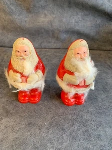 2 santas antiguas de plástico duro - Imagen 1 de 5