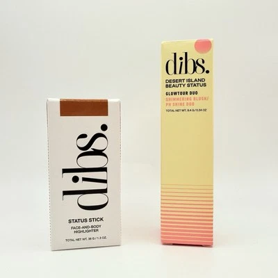 2 Dibs Bronzer & Glowtour Duo Aura PH Cream Blush Highlight Unbothered Bronze - Image 1 of 4