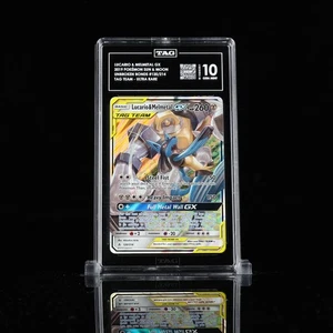 Pokemon Unbroken Bonds Lucario & Melmetal GX #120 Ultra Raro ETIQUETA 10 GEMA COMO NUEVO - Imagen 1 de 2